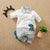 Dino w/ Collar Rompers Cartoon Cute Male Baby Boy (Newborn Overalls) - Poopiefuntv