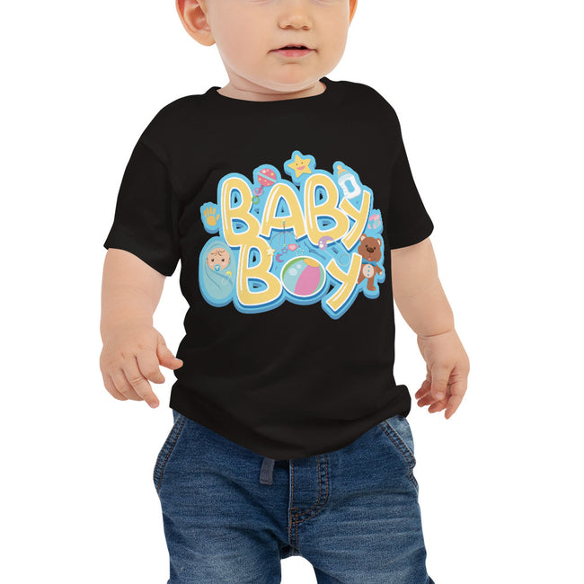 Baby Boy Baby Jersey Short Sleeve Tee - Poopiefuntv