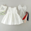 Princess White Dress (3-24 months) - Poopiefuntv