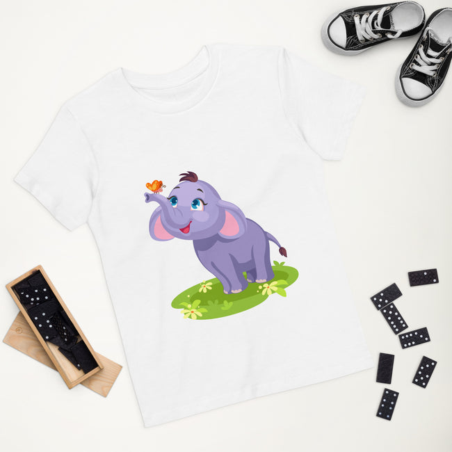 Gentle Elephant - Organic Cotton Kids T-shirt