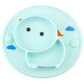 Self-Feeding Baby Silicone Plate - Poopiefuntv
