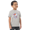 Cute Cat Toddler Jersey T-shirt (2 - 6) - Poopiefuntv