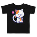 Cute Cat Toddler Short Sleeve Tee (2T - 5T) - Poopiefuntv