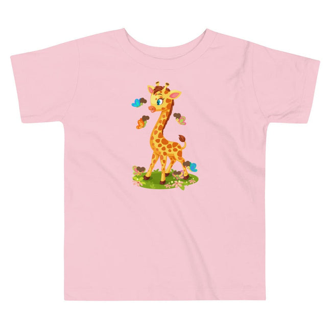 Tall Giraffe - Toddler Short Sleeve Tee - Poopiefuntv